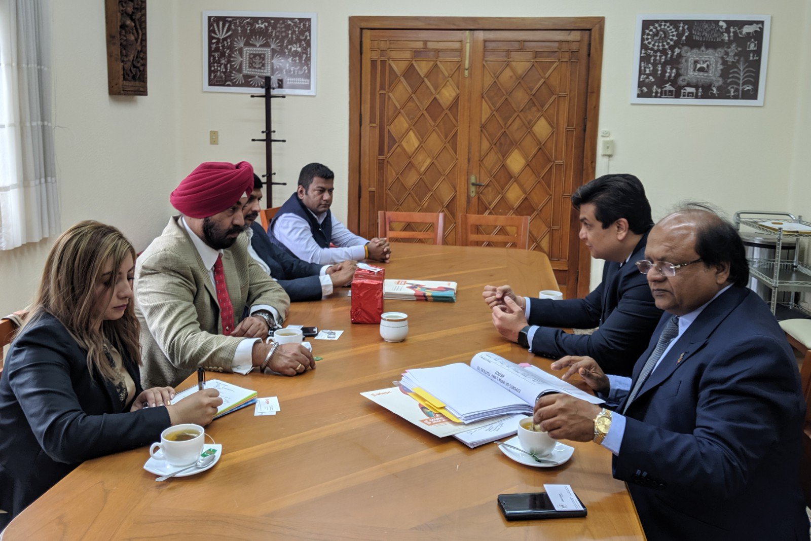 A delegation of visited Mexico on 27-28 June, 2019. The Council met with National Chamber of Textiles, National Chamber of Apparels, Indian textile merchants and Chamber of Commerce of Guadalajara.